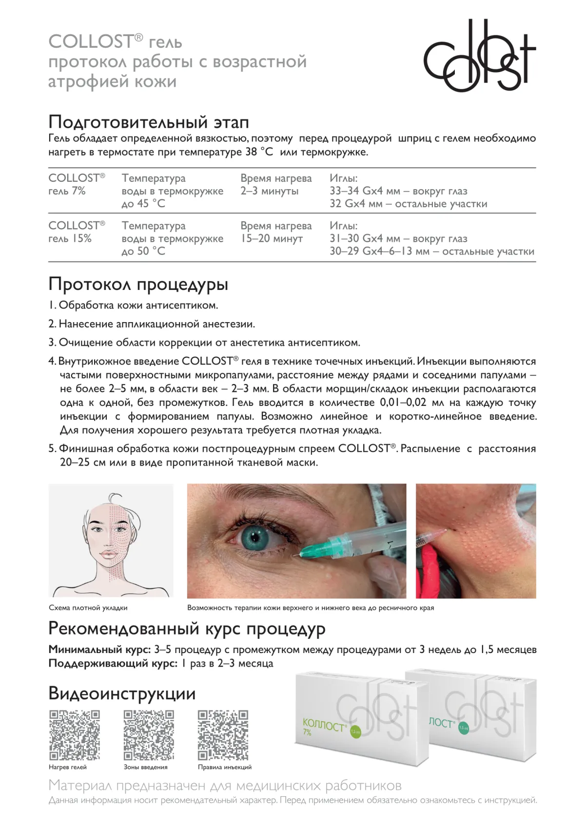 Коллост Спрей постпроцедурный Collost Care Post-Procedure Spray Calming & Recovery